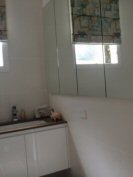  custom recessed shaving cabinet and vanity