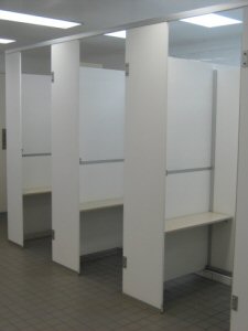 ladies bathroom design